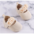 SE19181W wholesale Handmade Soft Bottom Fashion Baby Newborn Babies Shoes PU leather prewalker sandals